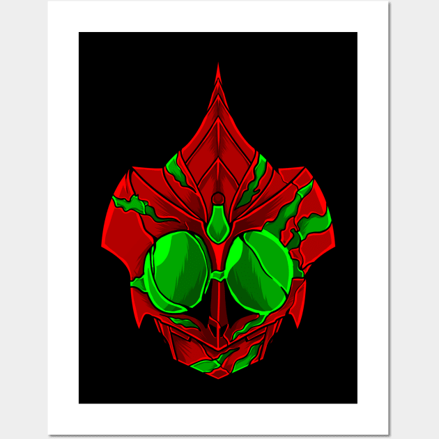 kamen rider amazon Wall Art by Amartwork